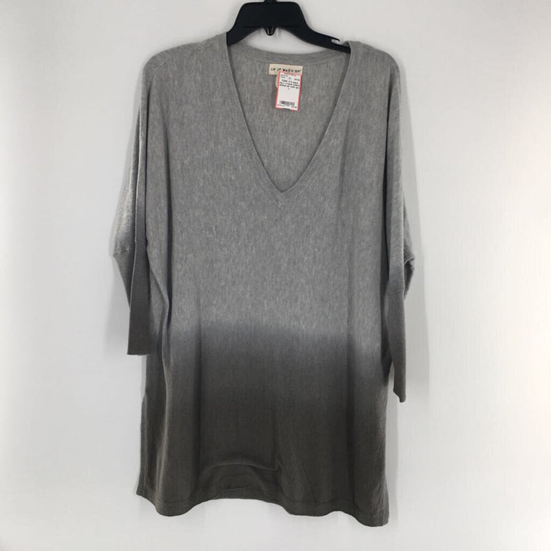 L V-neck ombre dolman slv tunic