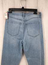 4/27 Straight leg raw hem jeans