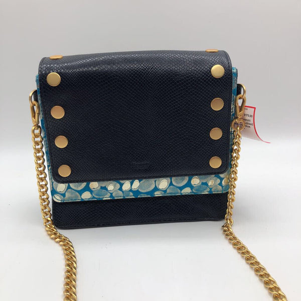 double flap studded crossbody