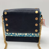 double flap studded crossbody