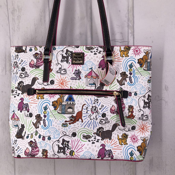 cats sketch shoppers tote