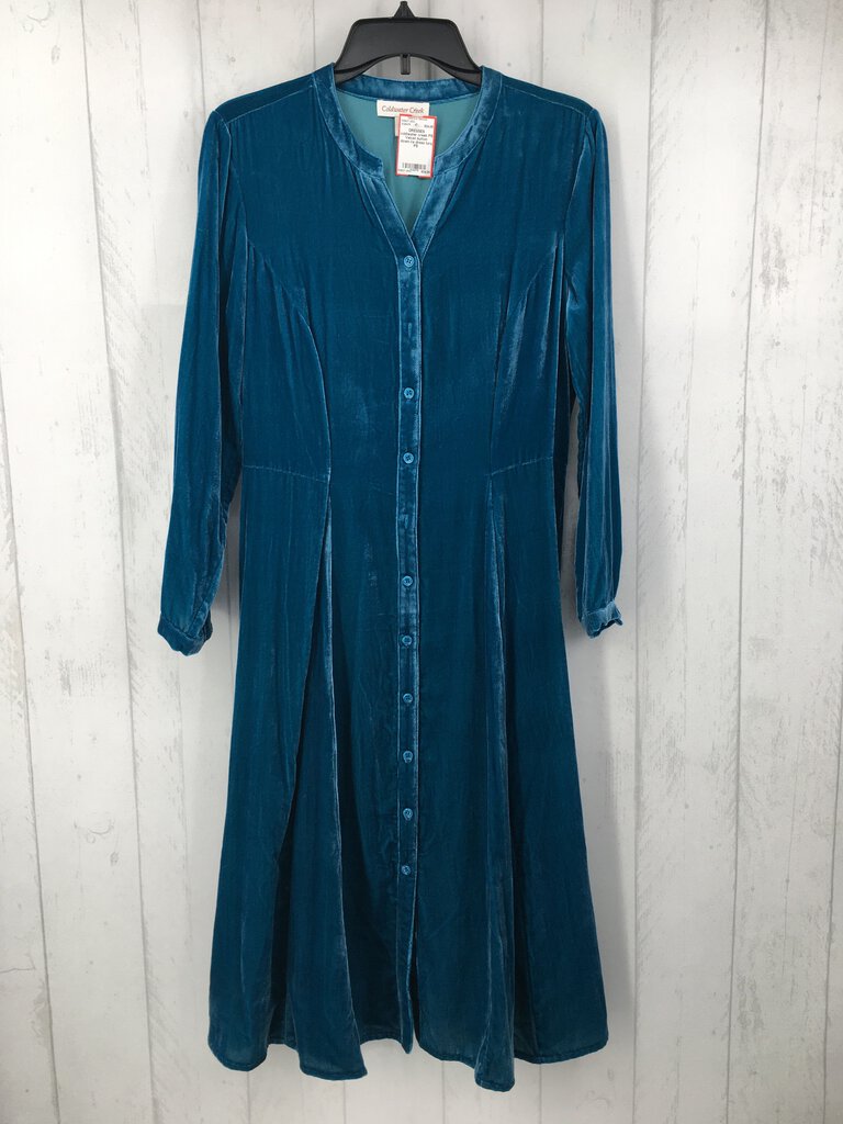 PS Velvet button down l/s dress