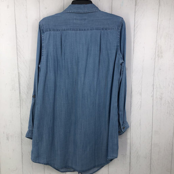 SP Denim button front l/s dress