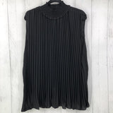 3XL Smocked pleated slvls top