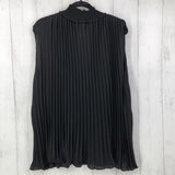 3XL Smocked pleated slvls top