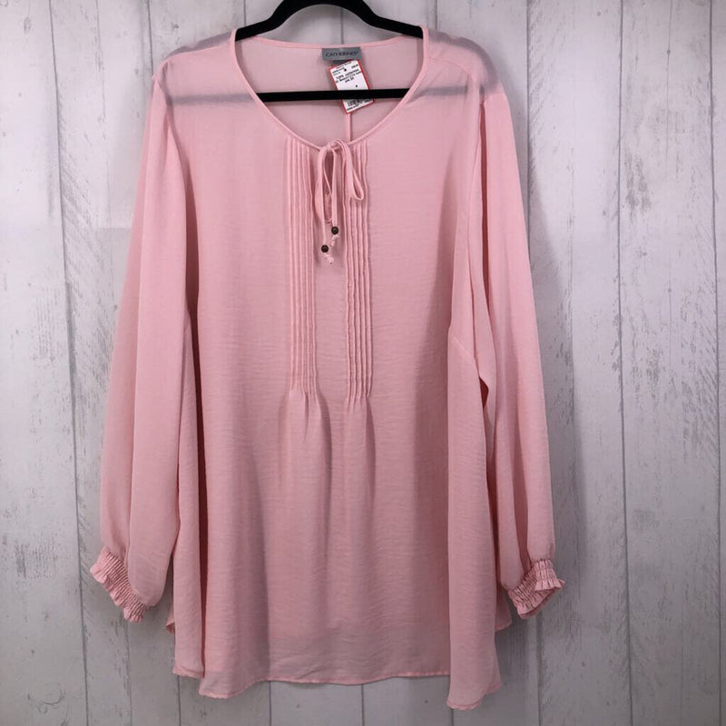 2X Smocked l/s tunic