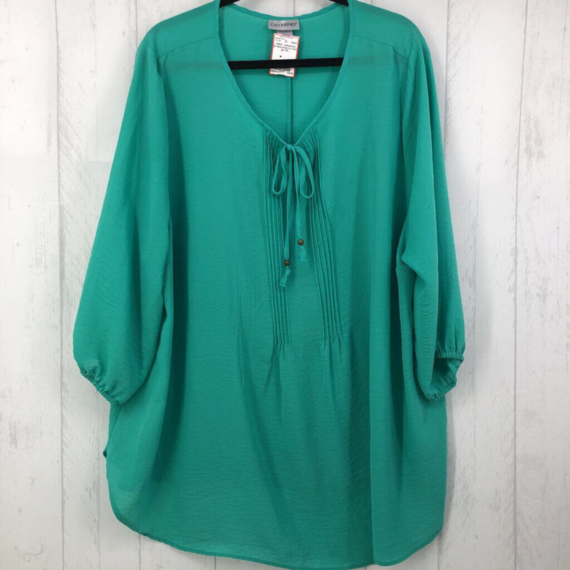 2X Smocked l/s tunic