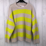 R60 2X Striped crewneck sweater