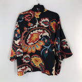 S/M Paisley print dolman slv cardigan