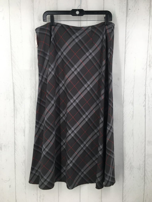 14 Plaid a-line skirt