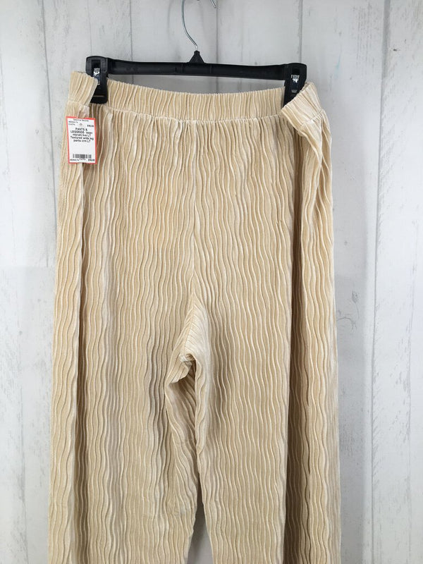 LT Textured wide leg pants