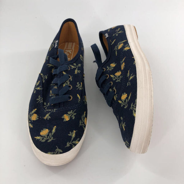 6.5 flower print sneakers