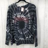 Tie dye I.U. waffle knit l/s top