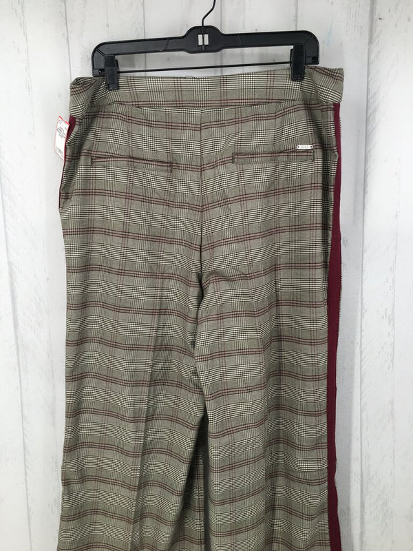 P16 Plaid pants w stripe