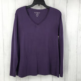 2(L) V-neck l/s top