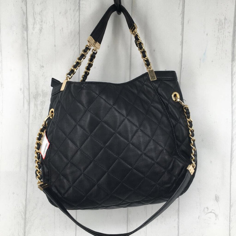 chain strap quilted shoulder bag