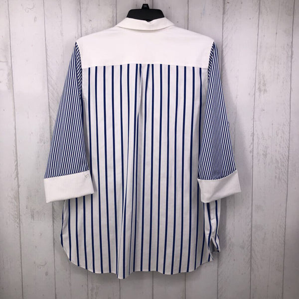 3.5 Striped buton down l/s top