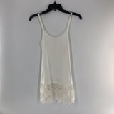 S Lace bottom layering tank