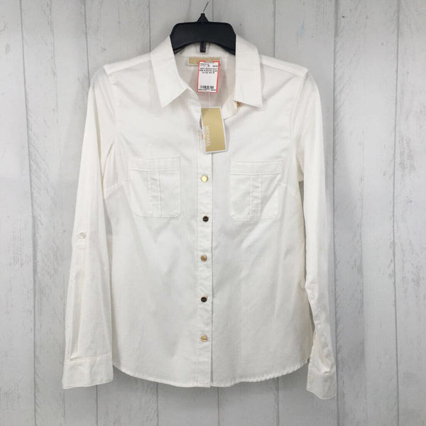 R99 10 Button down l/s top