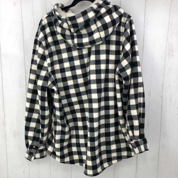 XXL Sherpa lined plaid jacket