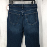 8 Hi-rise flare jeans