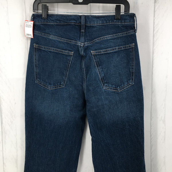 8 Hi-rise flare jeans