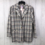 XS Plaid blazer