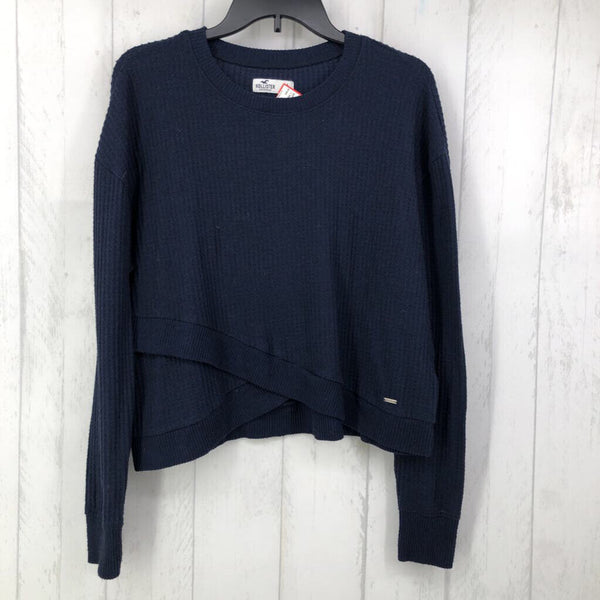 L Waffle knit l/s top