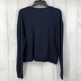 L Waffle knit l/s top