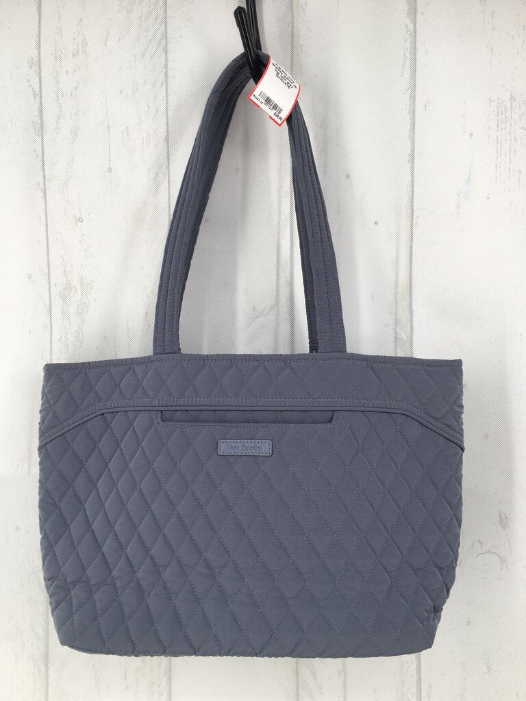 quilted zip top tote