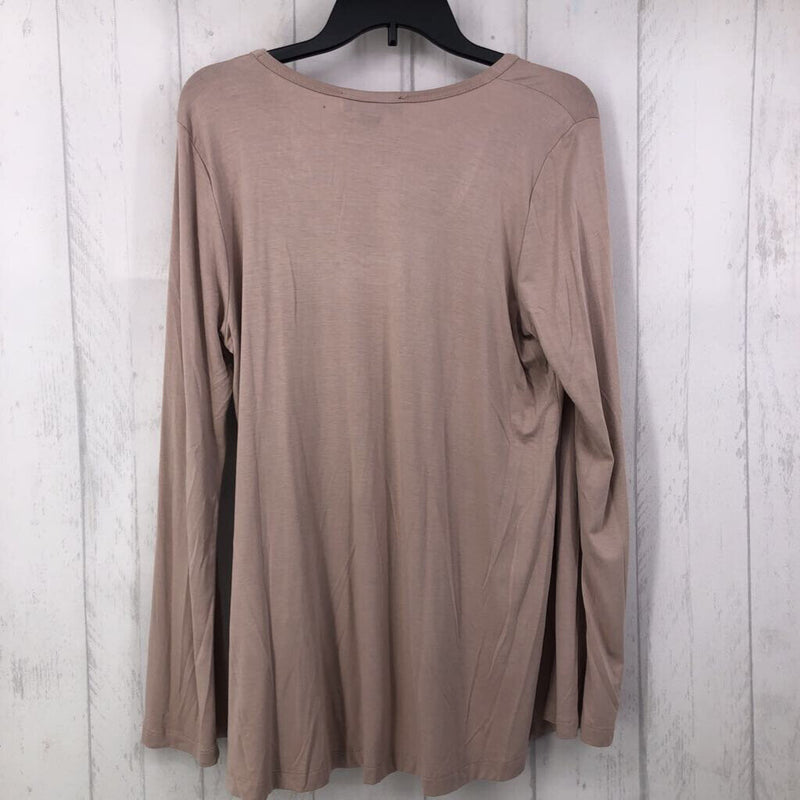 L V-neck l/s tunic