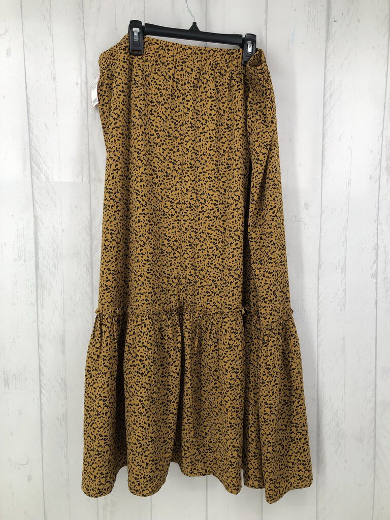 1XL Animal print long skirt