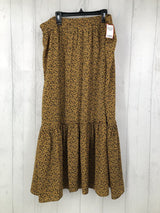 1XL Animal print long skirt