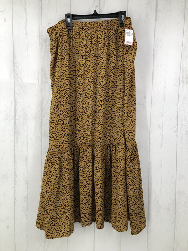 1XL Animal print long skirt