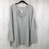 2X Waffle knit l/s top