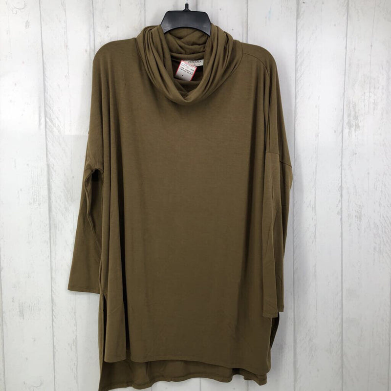 L l/s cowl neck top