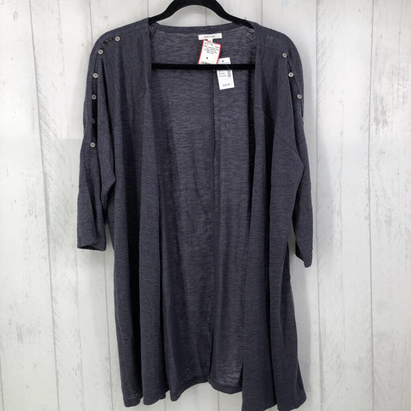 R34 XXL open l/s cardigan