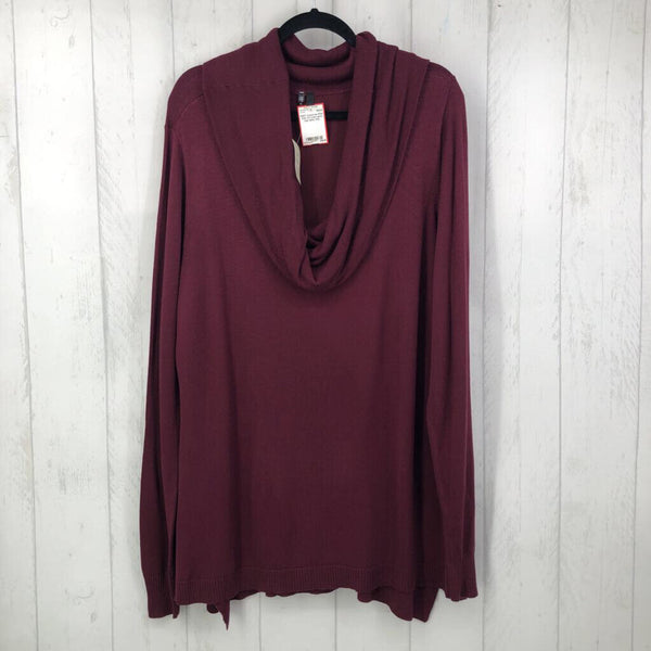 R34 XXL l/s cowl neck top