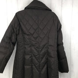 L Quilted nylon coat