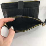 double zip bi-fold wristlet/wallet/clutch