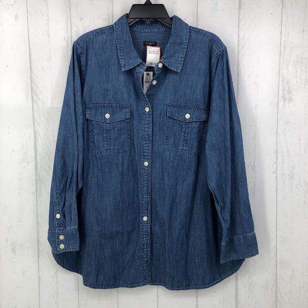 R80 2X Button down denim shirt