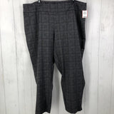 3X Checkered pull on pants