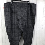 3X Checkered pull on pants