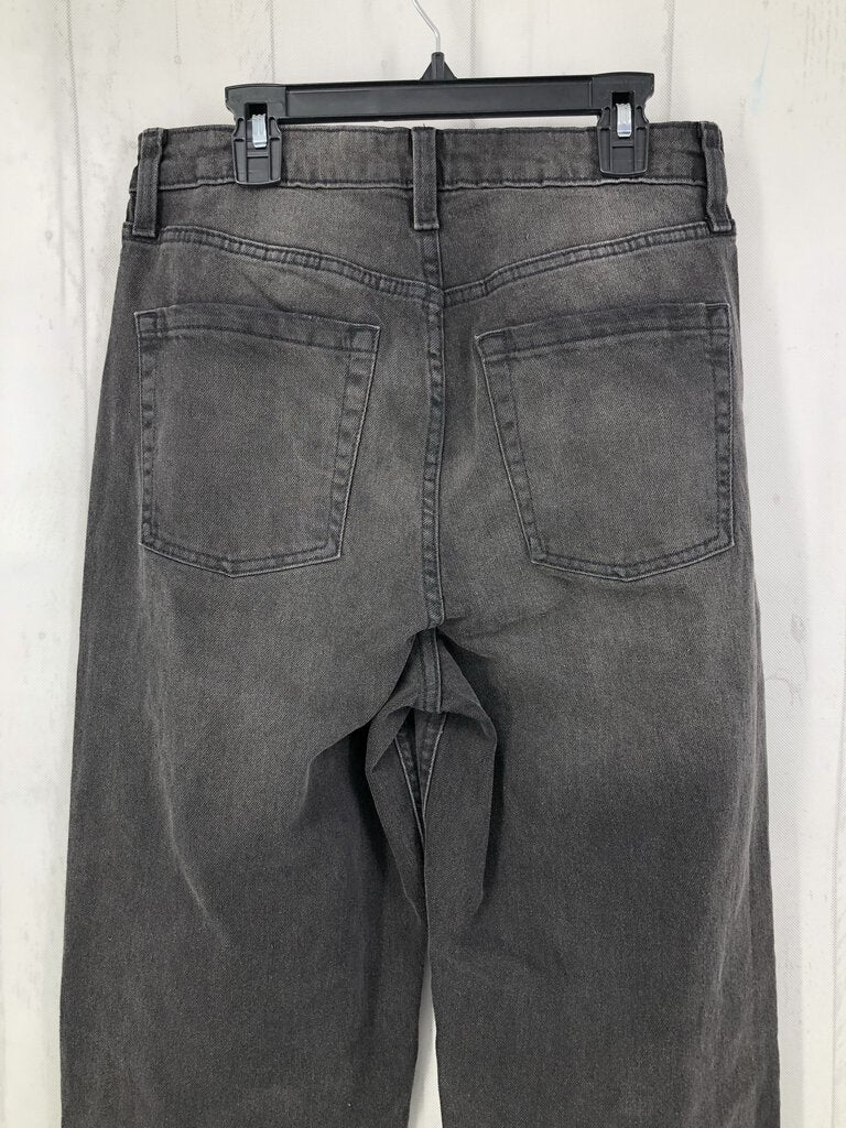 8 Hi rise straight leg jeans