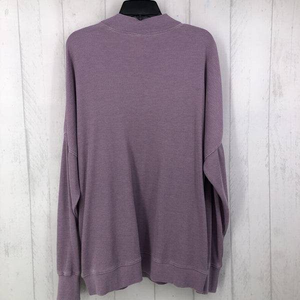 S Waffle knit l/s top