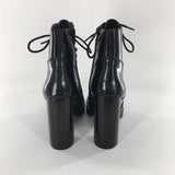 7.5 lace up heel boots