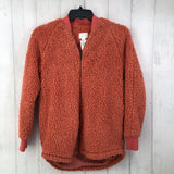 XS Sherpa zip up sweater