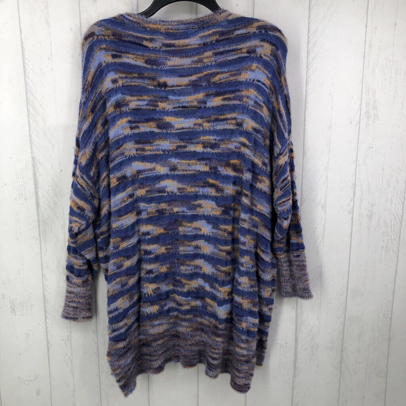 R88 XS V-neck striped dolman slv sweater