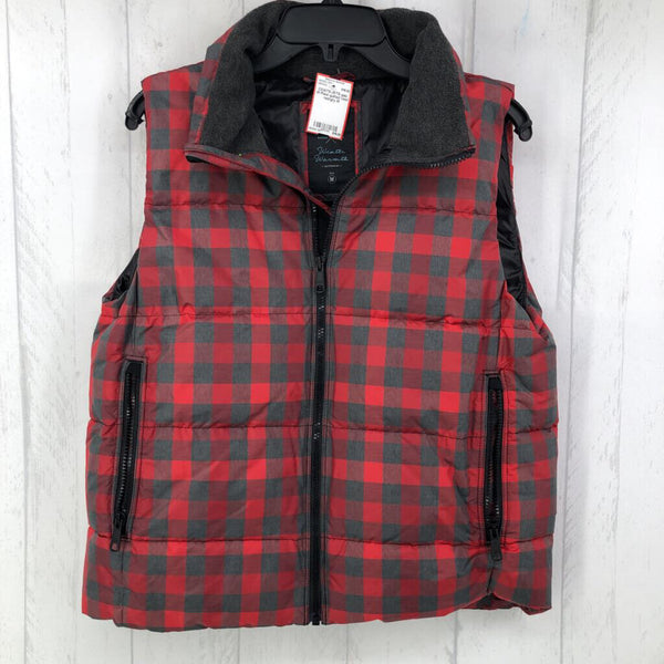 M Plaid quilted vest