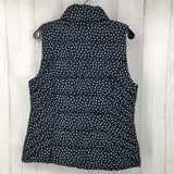 M Polka dot quilted vest